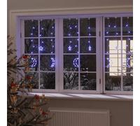 vidaXL Star and Moon Fairy Lights Remote Control 138 LED Blue