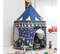Star and Moon Round Kids Playhouse Home Toy
