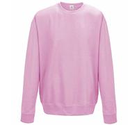 Star and Stripes Plain Baby Pink Sweatshirts, Crew Neck Sweatshirt Medium Plus 1 T Shirt