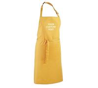Star and Stripes PR150 Personalised 'Colours' Bib Apron, Custom Text Apron Sunflower Front Embroidery Print One Size