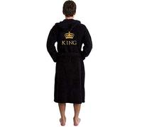Star and Stripes Wedding Bathrobe King and Queen Embroidery Logo on Bathrobes Terry Towel Bathrobe Terry Towel 100% Cotton Unisex Brand Bathrobe S/M - King