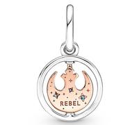 Star and Wars Rebel Alliance Charm 925 Silver Charm Compatible with Pandora Charms, Trollbeads, Chamilia, Biagi and Many Other UK Charm Bracelets.