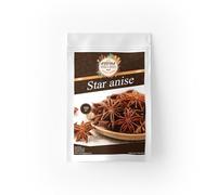 Star Anise Whole | Badiyan | Gluten-Free Spice for Cooking | Adds Unique Flavor to Dishes | Premium Quality | 100g