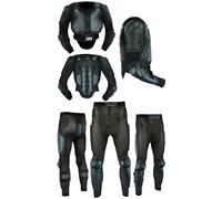 STAR AST Men’s Body Armour Full Spine Back Protection Motocross Protective Guard Jacket Wear & Protective Biker Hard Trouser Full Body Dirt Bike Quad Suit