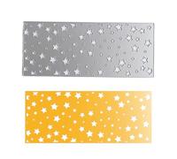 Star Background Metal Cutting Dies Templates Molds Embossing Stencils Die Cut for Scrapbooking Cards Making Decoration Five Pointed Star Cutting Dies Background Die Cuts Embossing Stencils