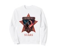 Star Badge Future Space Exploration Galaxy Sweatshirt