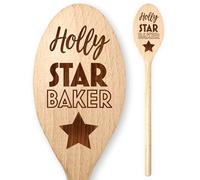 Star Baker Personalised Bake Off Engraved Wooden Spoon 30cm Novelty Gift Laser Engraved