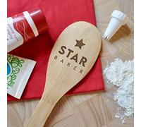 Star Baker Wooden Spoon, Laser Engraved Bake Off Prize Winners Award Trophy, Baking Cooking Kitchen Baking Gifts for Her Him Mum Dad Nana
