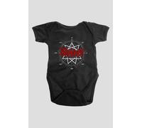 Star Band Logo Baby Grow Slipknot Black 0-3 m