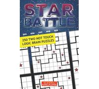 Star Battle: 250 Two Not Touch Logic Brain Puzzles