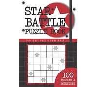 Star Battle Puzzle Book: 100 puzzles and solutions