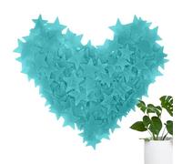 Star Bedroom Decor - Fluorescent Stars for Ceiling and Wall | Fluorescent Starry Sky Decor Leave No Trace, Wall Decal Sticker for Ceiling Decoration Room Fukamou
