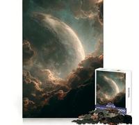 Star Behind The Sea of Clouds 1000 Piece Jigsaw Puzzles for Adults Jigsaw Strong Logic Toy Group Play Clear Edge Perfect Present 50x75cm