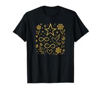 Star Bird Infinity Sign Flower Cosmos Heart T-Shirt