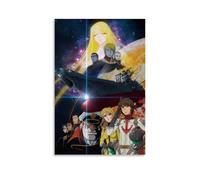 Star Blazers：Space Battleship Yamato 2199Wall Art Poster Waterproof Living Room Bedroom Office Modern Canvas Printing Home Decoration Gift CreativityStar Blazers：Space Battleship Yamato 219924x36inch(