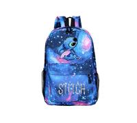 (Star Blue) Stitch backpack Students Boys Girls back to school Bags Teens Daily Backpack