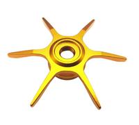 Star Brake Replacement Part for Abu Max Series B3 B4 P3 P4 P5, Aluminum Alloy Water Droplet Spool Release with Six-Star Design, Compatible with Max B3/B4/P3/P4/P5 Reels, 65mm Diameter, 6.5g, 1 Pack