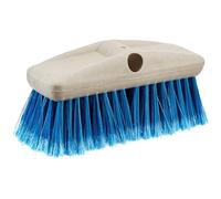 STAR BRITE 8" Durable Cleaning Brush - Medium, High-Density Star Prene Fibers for Boat, RV & Auto Surfaces - Fits 3/4" Threaded or Extend-A-Brush Handles - Medium Bristle, Blue