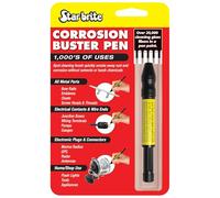 STAR BRITE Corrosion Buster Pen - Precision Rust & Corrosion Removal Tool for Electrical Connections, Marine Gear, Fishing Equipment & More - Easy Grip, Adjustable Fiber Length (091401)