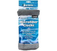 STAR BRITE Microfiber Cloths 2 Pack - 20" x 20" Super Absorbent & Soft Towels for Cleaning, Detailing, and Polishing (040089)