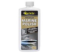 STAR BRITE Premium Marine Polish - Maximum UV Protection & High Gloss Finish - UV Inhibitors Stop Fading, Chalking & Oxidation While Repelling Water, Stains & Marine Deposits - !6 Ounce (085716)