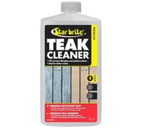 STAR BRITE Premium Teak Cleaner - Restore, Renew & Refresh Old Weathered Gray Teak Furniture & Other Fine Woods - Step 1-1L