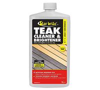 STAR BRITE Teak Cleaner & Brightener, Restore Weathered Wood, 1 L