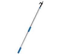 STAR BRITE Telescopic Floating Extend-A-Brush Quick-Connect Handle with Boat Hook Attachment, 3'-6' (040054) blue