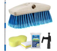 STAR BRITE Telescoping Deck Brush (040092-1FF),Blue