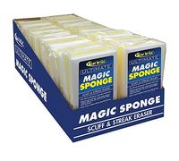 STAR BRITE Ultimate Magic Sponge - Boat Scuff Eraser Melamine Scrubber with Reinforced Core - 18 Pack (041018)