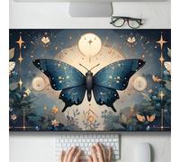 Star Butterfly Large Gaming Mouse Pad, 600x300x2mm Extended gaming mouse mat XXL improved Precision and Speed Mousemat with Stitched Edges, Desk Mat for Keyboard and Mouses