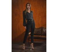 Star By Julien Macdonald Chain Detail Blouse In Black Black 18