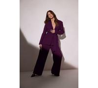 Star By Julien Macdonald Tailored Pleated Front Trousers In Purple Purple 18