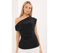 Star by Julien Macdonald Women's Draped Top in Black | Size: 22