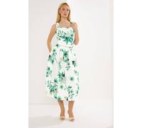 Star by Julien Macdonald Women's Floral Scuba Vest Top in White | Size: 12 Star By Julien Macdonald White 12