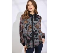 Star by Julien Macdonald Women's Paisley Print Shirt in Black | Size: 12