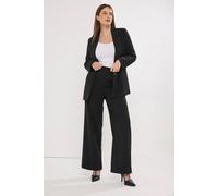 Star by Julien Macdonald Women's Wide Leg Tailored Trousers in Black | Size: 14