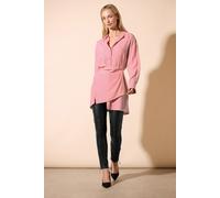 Star by Julien Macdonald Women's Wrap Tie Shirt in Pink | Size: 18 Star By Julien Macdonald Pink 18