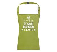 Star Cake Baker- Personalised with Your Name- Children's/Kids Apron from FatCuckoo