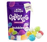 Star Candies Freeze Dried Bubbles | Super Crunchy Freeze Dried Candy | Full Flavour Frozen Dry Dessert great for Birthday Parties | Frozen Dry for Crispiness | Space and Astronaut Snack (20 g)