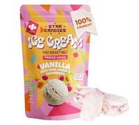 Star Candies Freeze Dried Ice Cream Hard Cheese with Cranberries | Freeze Dried Sweets | Crunchy & Delicious Camping Food | Premium Astronaut Ice Cream loved by Kids and Adults | 50 g