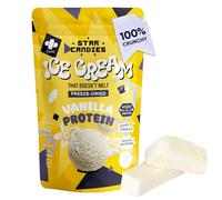 Star Candies Freeze Dried Vanilla Protein Ice Cream | No Melting Freeze Dried Ice Cream Candy | Crunchy & Delicious Camping Food | Premium Astronaut Snack loved by Kids and Adults | (50 g)