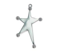 Star Charm Pendants Dainty AWN Star Charm with Hole Jewelry Making Charming Earring Pendant Dangle Charm Beads