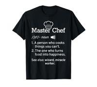 Star Chef Master Chef WHO Cooks What You Can't Cooks T-Shirt