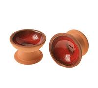 Star Child Handmade 9cm Red Fired Earth Incense Burner Censer