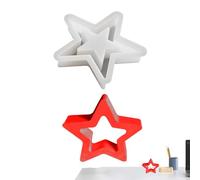 Star Chocolate Mould | Quick Release Moulds | Christmas Candy Moulds, for Soap Cake Candy, Decoration Baking and Holiday Tree Creation
