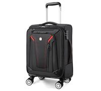 star cloud Carry On Luggage 22x14x9 Airline Approved, 22 Inch Rigid Frame Suitcases with Detachable Spinner Wheels, Softside Carry On Suitcase with USB & Type-C Ports,TSA Lock,Large Travel Luggage