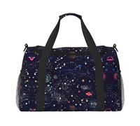 Star Constellation Map Print Duffel Bag for Travel Weekender Overnight Carry On Bag Women Men Gym Luggage Bag Carry on