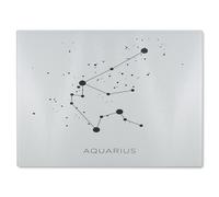 Star Constellation Zodiac Aquarius Dining Glass Chopping Board Benjamin Tate Design Natural One Size