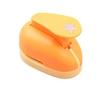 Star Craft Hole Punch - Effortless Flower Pressing Tool, ABS Alloy Handmade Embossing Cutter, Small Medium Large Sizes, 3D Five Point Star Shape, Kid Safe DIY Decoration Puncher | Ideal Greeting Cards